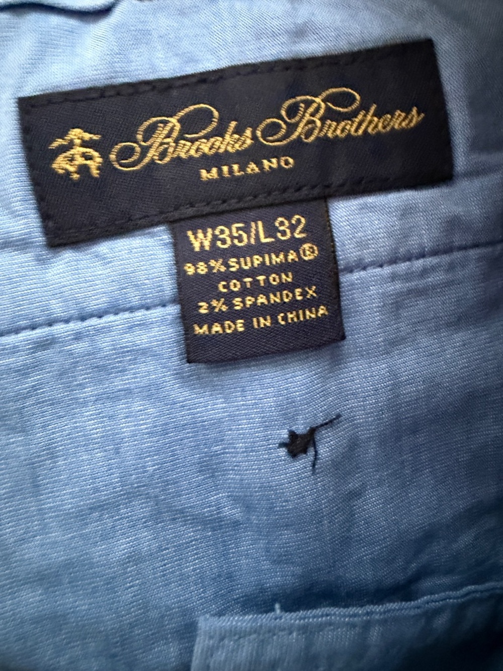 Brooks brothers Milan label blue chino pants